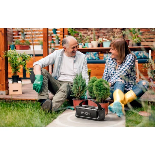 Vezeték nélküli Bluetooth hangszóró W-KING D8 MINI 30W (fekete) - 8