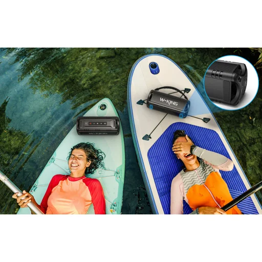 Vezeték nélküli Bluetooth hangszóró W-KING D8 MINI 30W (fekete) - 9