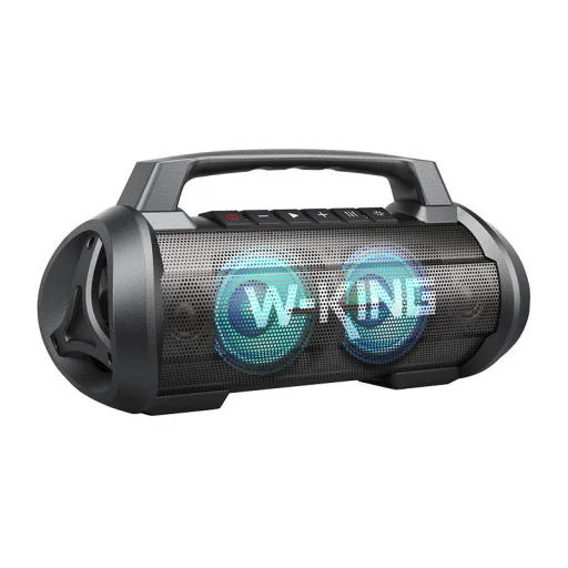 Vezeték nélküli Bluetooth Hangszóró W-KING D10 70W (fekete), - 3