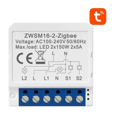 ZigBee Avatto ZWSM16-W2 TUYA okoskapcsoló modul
