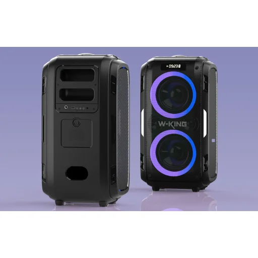 Vezeték nélküli Bluetooth Hangszóró W-KING T9 Pro 120W (fekete) tok - 8