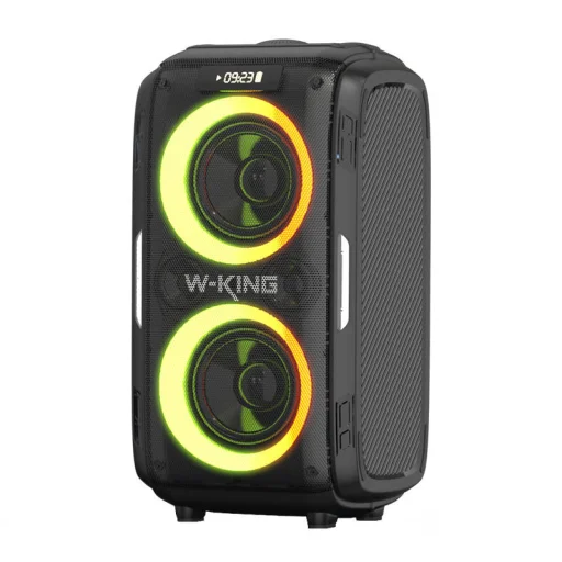 Vezeték nélküli Bluetooth Hangszóró W-KING T9 Pro 120W (fekete) tok - 2