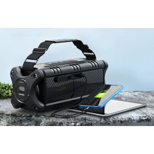 W-KING D8 50W Bluetooth Vezeték Nélküli Hangszóró (fekete) - 4