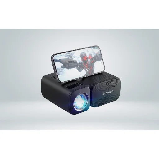 BlitzWolf BW-V3 Mini LED beamer / projektor, Wi-Fi + Bluetooth (fekete) - 3