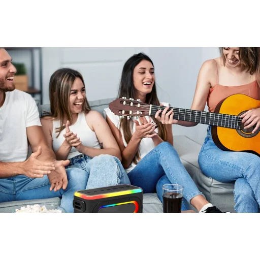 Vezeték nélküli Bluetooth hangszóró Blitzwolf BW-WA6 RGB 80W - 7