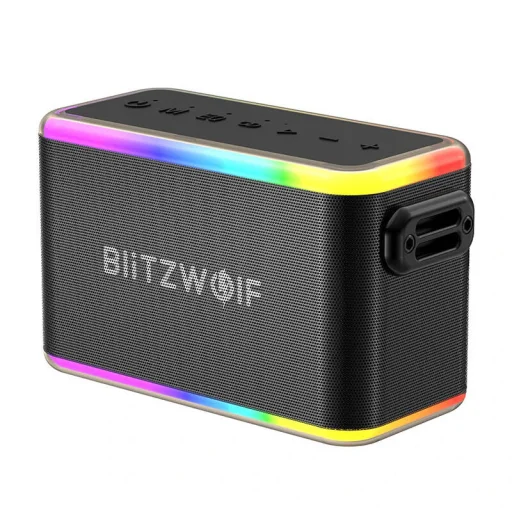 Vezeték nélküli Bluetooth hangszóró Blitzwolf BW-WA6 RGB 80W - 1
