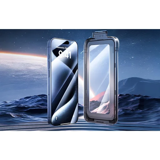 Edzett üveg Vention KUKTCC-20 iPhone 15 Plus + applikátor üvegfólia - 2