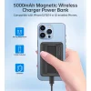 Choetech B662 vezeték nélküli MagSafe 5000mAh powerbank - fekete - 4