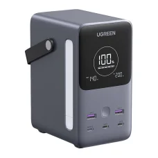Ugreen PB770 48000mAh powerbank, 2x USB + 4x USB-C, 300W (szürke)