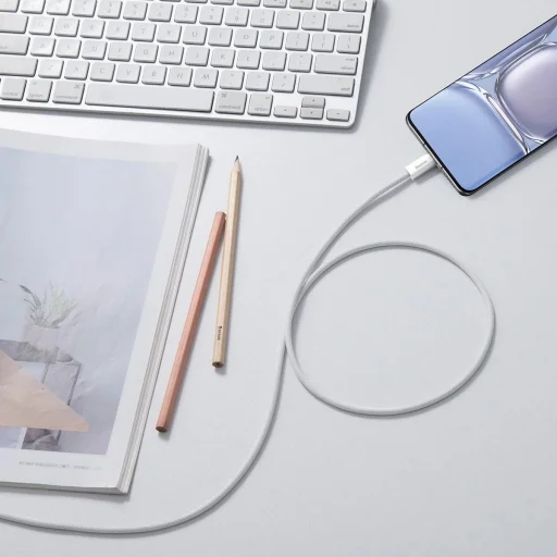 Baseus Dynamic Series USB-C / USB-C 100W 2 m kábel - fehér - 9