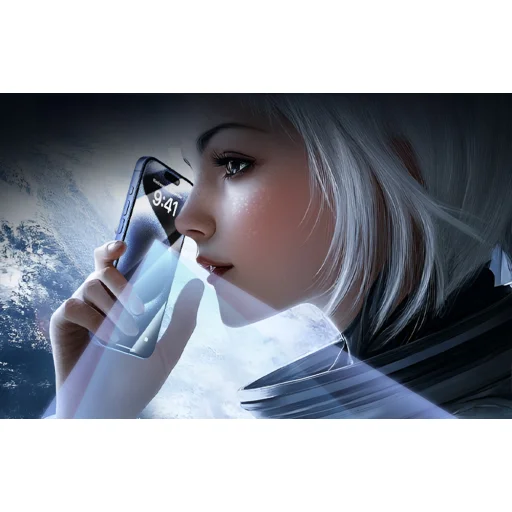 Edzett üveg Vention KUKTCC-20 iPhone 15 Plus + applikátor üvegfólia - 5