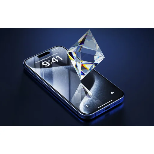 Edzett üveg Vention KUKTCC-20 iPhone 15 Plus + applikátor üvegfólia - 3