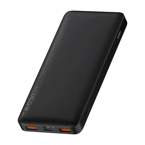 Baseus Bipow Powerbank 10000mAh, 20W (fekete) - 3