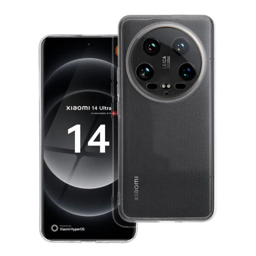 Átlátszó tok 2 mm Xiaomi 14 Ultra (kameravédelem) átlátszó tok - 1
