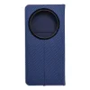 LUNA fliptok Carbon for Xiaomi 14 Ultra kék tok - 3