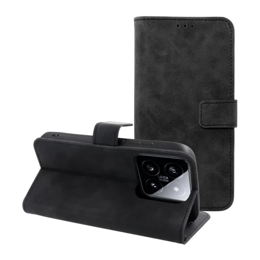 TENDER fliptok Xiaomi 14 Ultra fekete tok - 1
