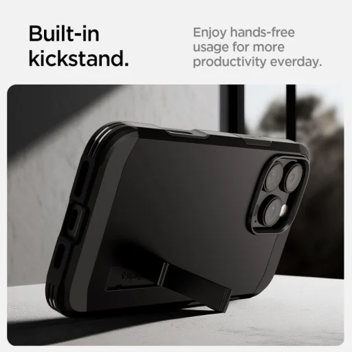  iPhone 16 Pro Fekete Spigen Tough Armor ”t” Mag Magsafe tok - 14