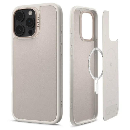  iPhone 16 Pro Max Spigen Cyrill Kajuk Mag Magsafe Krémszínű tok - 1