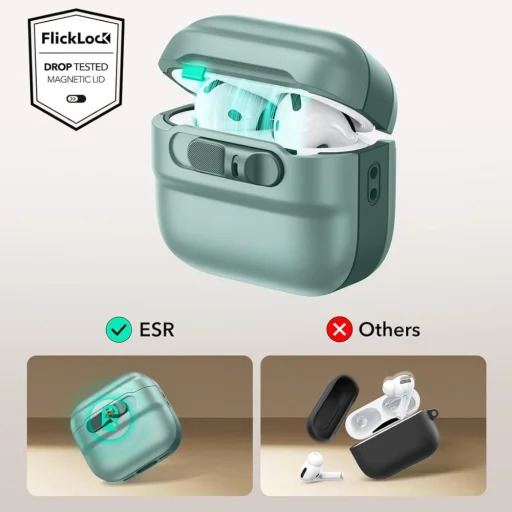 Esr Pulse Halolock Magsafe Apple Airpods 4 Zöld - 4