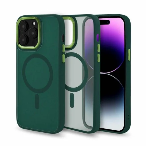 iPhone 16 Matt MagSafe zöld tok - 1