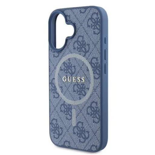  Apple iPhone 16 Plus Kék Guess Hardcase 4G Ring Classic Logo MagSafe tok - 6