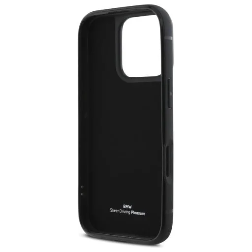  IPHONE 16 PRO MAX Fekete BMW Hardcase Signature bőrtok kártyatartóval (BMHCP16X22RSEPK) Eredeti tok - 7