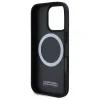 IPHONE 16 PRO BMW Hardcase M Lyuggatott Trikolor Nyomtatott Csíkok MagSafe (BMHMP16L23PUPTK) fekete eredeti tok thumbnail