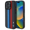  IPHONE 16 PRO BMW Hardcase M Lyuggatott Trikolor Nyomtatott Csíkok MagSafe (BMHMP16L23PUPTK) fekete eredeti tok thumbnail