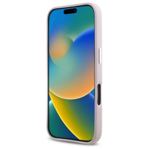  IPHONE 16 Rózsaszín Karl Lagerfeld Keménytok FW Metal Plate MagSafe Eredeti tok - 5