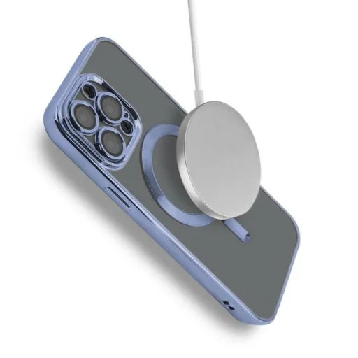 IPHONE 16 PRO MAX Nexeri MagSafe világoskék tok - 9