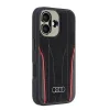  Apple iPhone 16 Fekete és piros Audi Eredeti Bőr MagSafe Keménytok thumbnail
