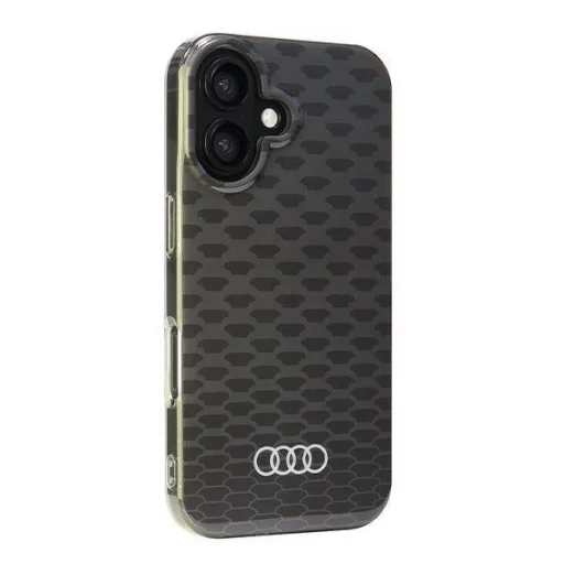  IPHONE 16 fekete Audi IML Stitching Pattern MagSafe Eredeti tok - 2