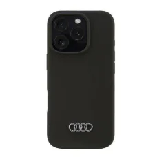  IPHONE 16 PRO Fekete Audi Szilikon Eredeti tok
