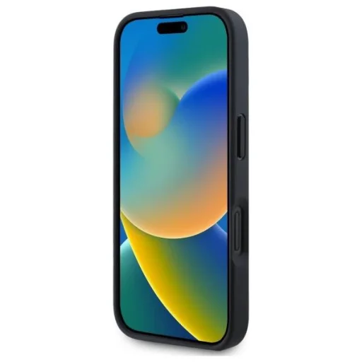  iPhone 16 Pro Max BMW Hardcase Sima Gumi Logóval Eredeti fekete tok - 5