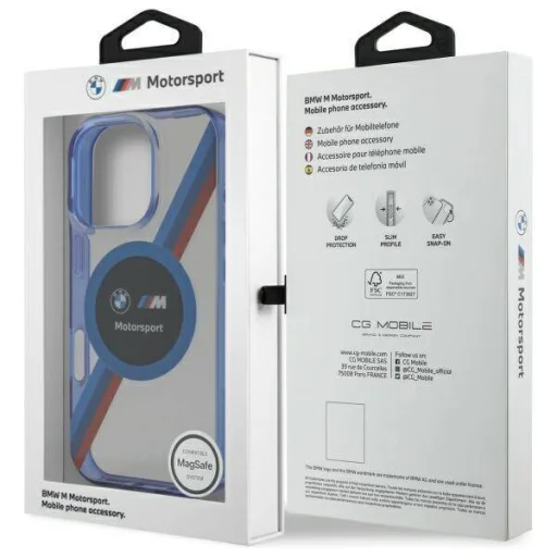  IPHONE 16 PRO BMW Hardcase Motorsport IML Kör MagSafe Eredeti átlátszó tok (BMHMP16L23HTPUT) - 8