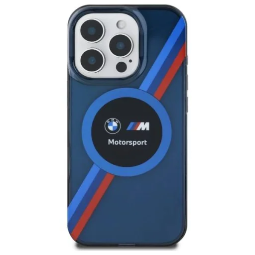 Apple iPhone 16 Pro Max Sötétkék BMW Hardcase Motorsport IML Circle MagSafe tok (BMHMP16X23HTPUV) - 3