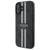  iPhone 16 Fekete Guess Hardcase 4G Printed Stripes MagSafe tok (GUHMP16SP4RPSK) - 2