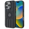 Eredeti iPhone 16 Pro Max Mercedes Tok, kemény tok MB dupla rétegű keresztvonalas MagSafe (MEHMP16X23HRSK) fekete tok thumbnail