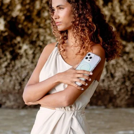 iPhone 16 Pro Max UNIQ Coehl Celest Mágneses Töltős Opál Áttetsző tok - 8