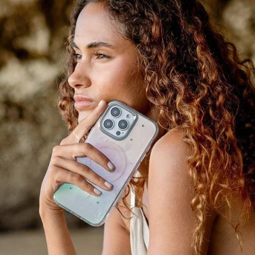 iPhone 16 Pro Max UNIQ Coehl Celest Mágneses Töltős Opál Áttetsző tok - 10