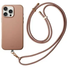 iPhone 16 Pro Max UNIQ Coehl Muse Mágneses Töltés Dusty Nude barna tok