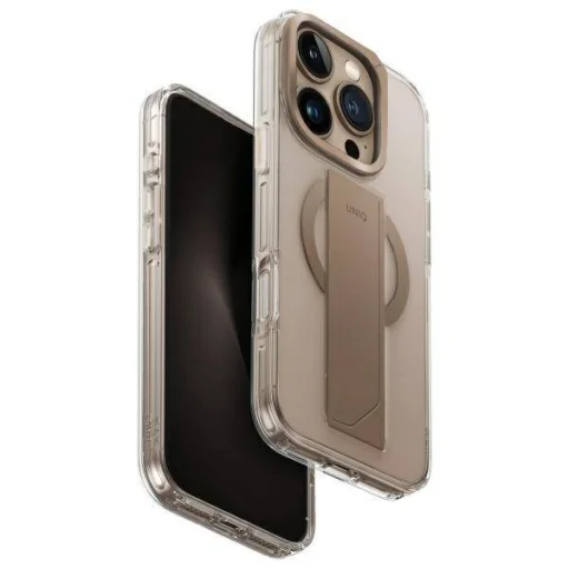 iPhone 16 Pro Max UNIQ Heldro Max Magclick Charging Taupe gold tok - 1