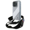  IPHONE 16 PRO MAX BMW Hardcase M Edition Carbon Stripe & Strap (BMHCP16X23PSCCG) szürke Original tok