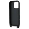 iPhone 16 Pro Fekete Eredeti Karl Lagerfeld Saffiano Karl&Choupette Metal Pin CBDY pánt fliptok thumbnail