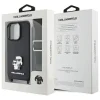  iPhone 16 Pro Fekete Eredeti Karl Lagerfeld Saffiano Karl&Choupette Metal Pin CBDY pánt fliptok thumbnail