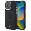 Eredeti tok IPHONE 16 PRO Mercedes szilikon hard-case tónusos logóval MagSafe (MEHMP16L23SUTTK) fekete tok thumbnail