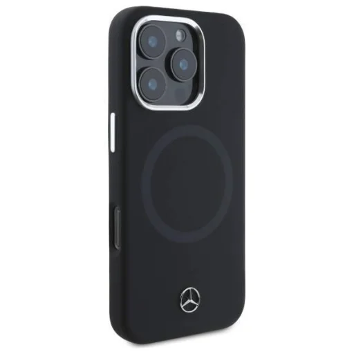Eredeti tok IPHONE 16 PRO MAX Mercedes Hardcase Szilikon Tonal Logó MagSafe (MEHMP16X23SUTTK) fekete, tok - 3