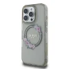  iPhone 16 Pro Max Fekete Guess Eredeti kemény tok IML Flowers Wreath MagSafe tok thumbnail