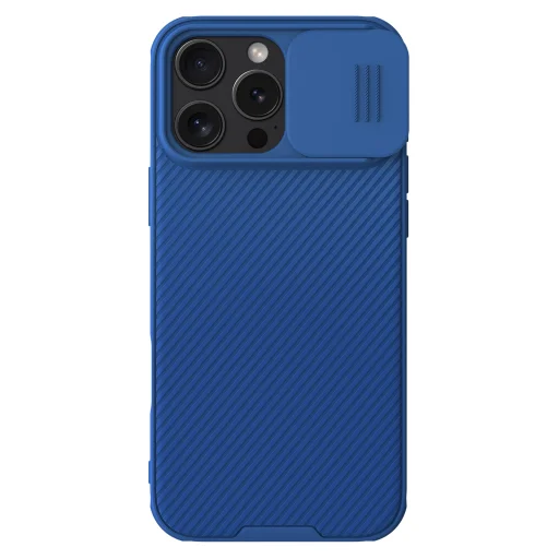 Nillkin CamShield PRO Mágneses Kemény Tok Apple iPhone 16 Pro Max Kék tok - 1