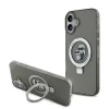  iPhone 16 fekete Karl Lagerfeld Gyűrűtartó Karl és Choupette MagSafe tok